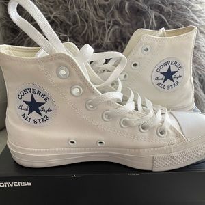 White High Top Converse